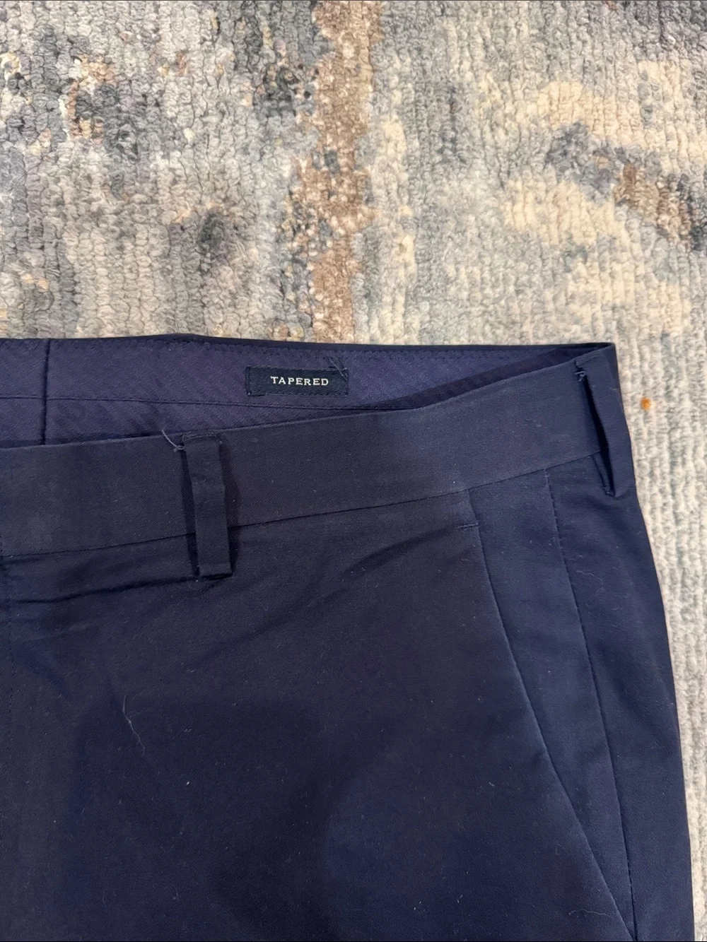 J. Crew Men's Dark Navy Dress Pants - Slim Straight